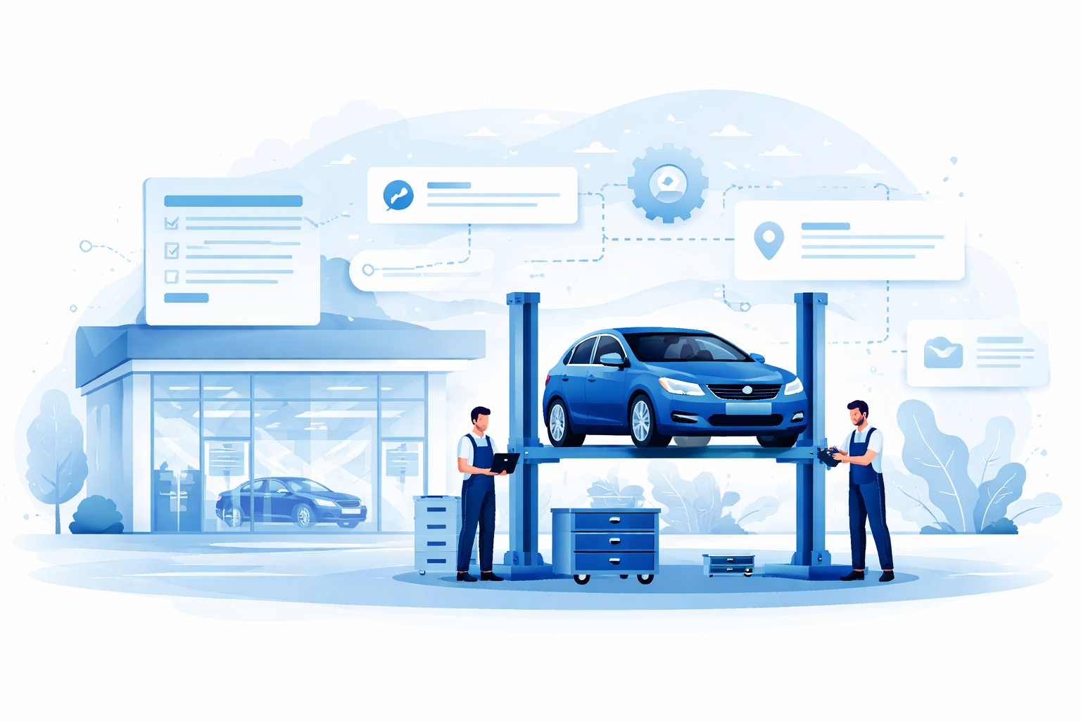AutoDealer CarRepair Schema Markup JSON-LD für Autohaus und KFZ-Werkstatt