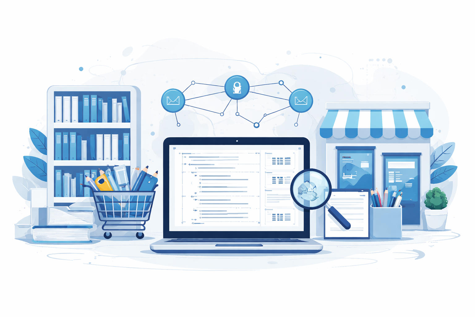 BookStore OfficeEquipmentStore Schema Markup JSON-LD für Buchhandlungen und Bürobedarfsgeschäfte