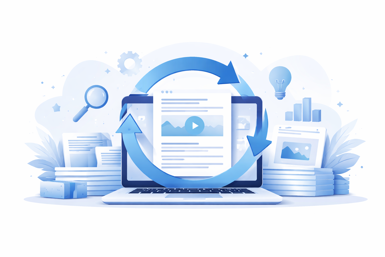 Content-Recycling: Alte Inhalte auffrischen für mehr organischen Traffic