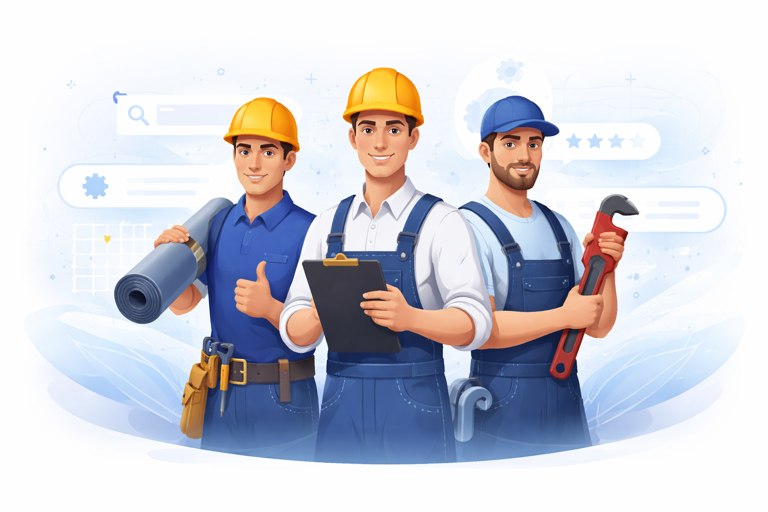 Contractor Roofer Plumber Schema Markup JSON-LD für Dachdecker und Sanitär