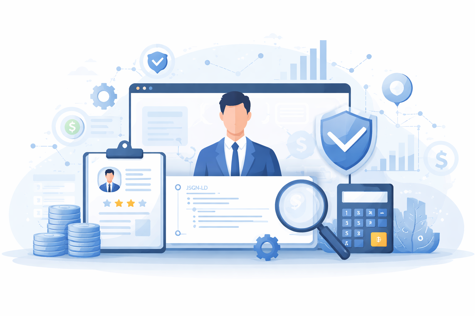 FinancialService Schema Markup für Finanzberater und Versicherungsmakler