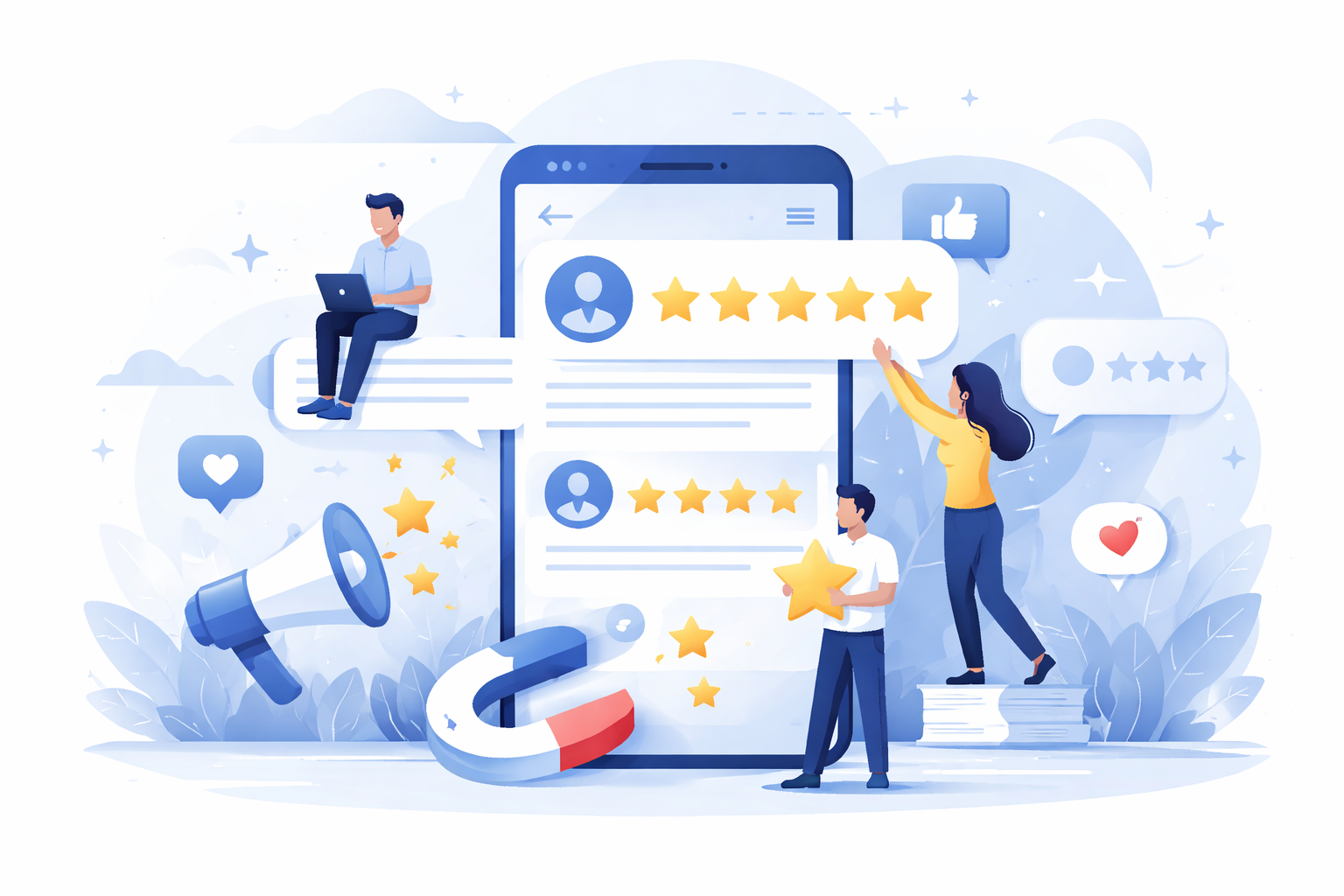 Google Bewertungen bekommen: Mehr Rezensionen für lokale Unternehmen