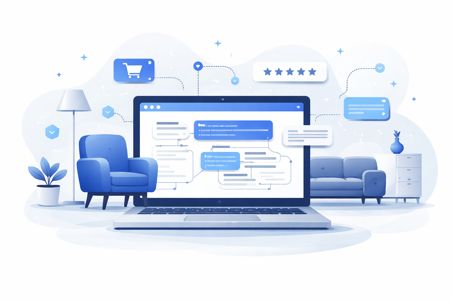 HomeGoodsStore FurnitureStore Schema Markup JSON-LD für Einrichtungshäuser