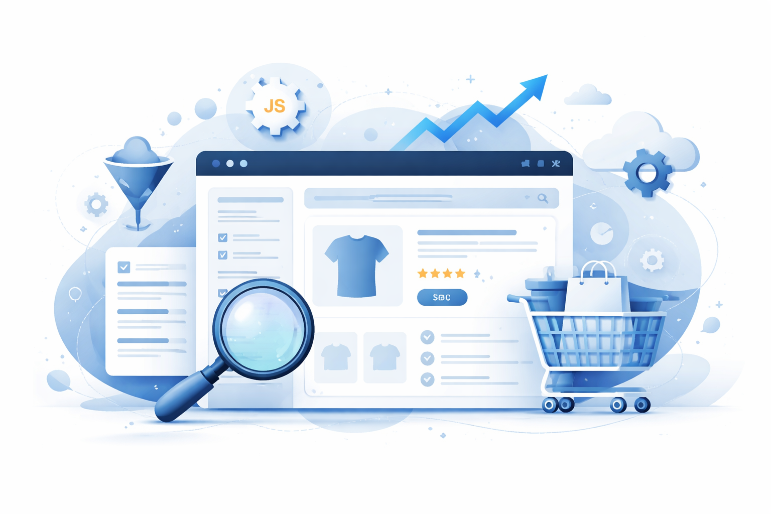 JavaScript SEO für E-Commerce: Produktseiten und Facettennavigation