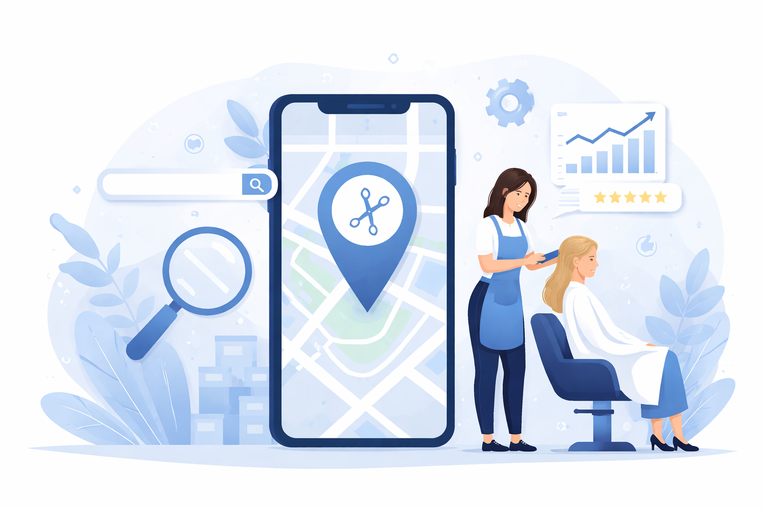 Lokales SEO für Friseure: mehr Termine über Google und Google Maps gewinnen