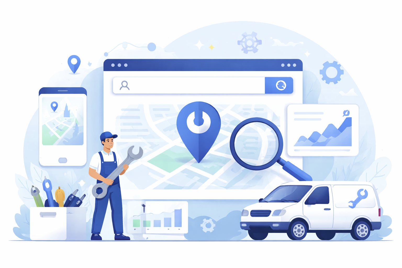 Lokales SEO für Handwerker: mehr Aufträge über Google und Google Maps gewinnen