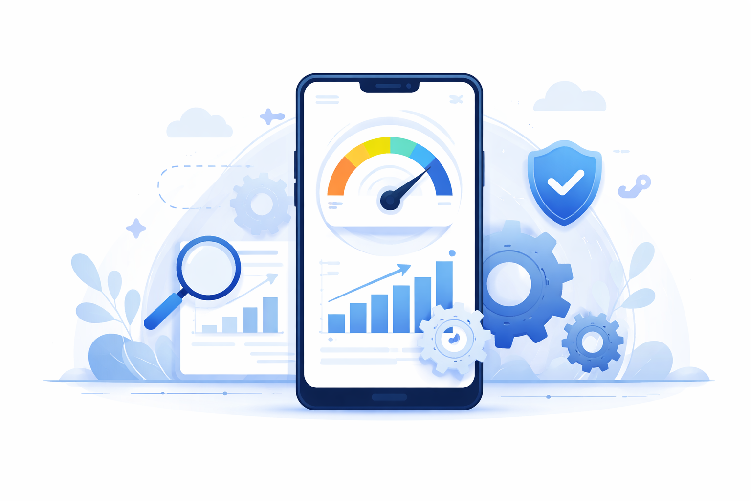 Mobile Core Web Vitals optimieren auf dem Smartphone