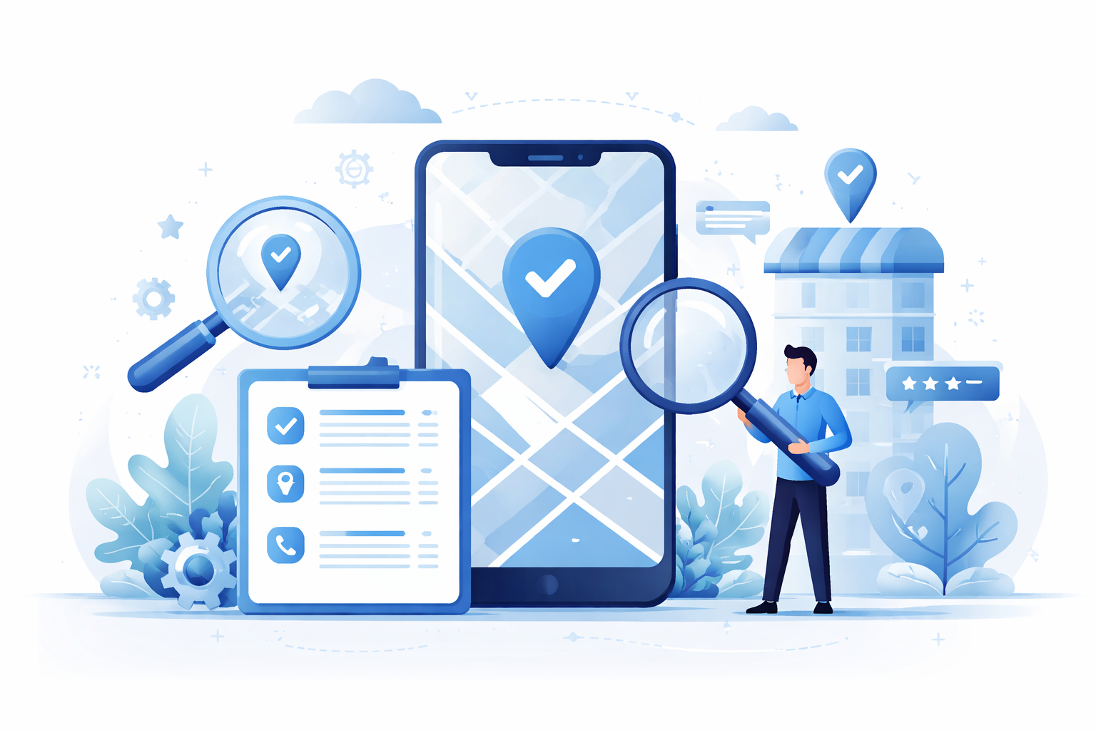 NAP-Konsistenz-Checker Tool für lokales SEO: Name, Adresse, Telefon prüfen