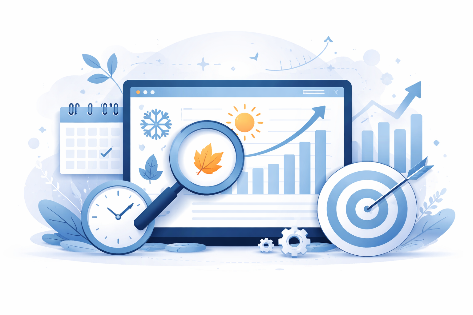 Saisonales SEO: saisonale Suchtrends, Aktionen und Inhalte rechtzeitig planen