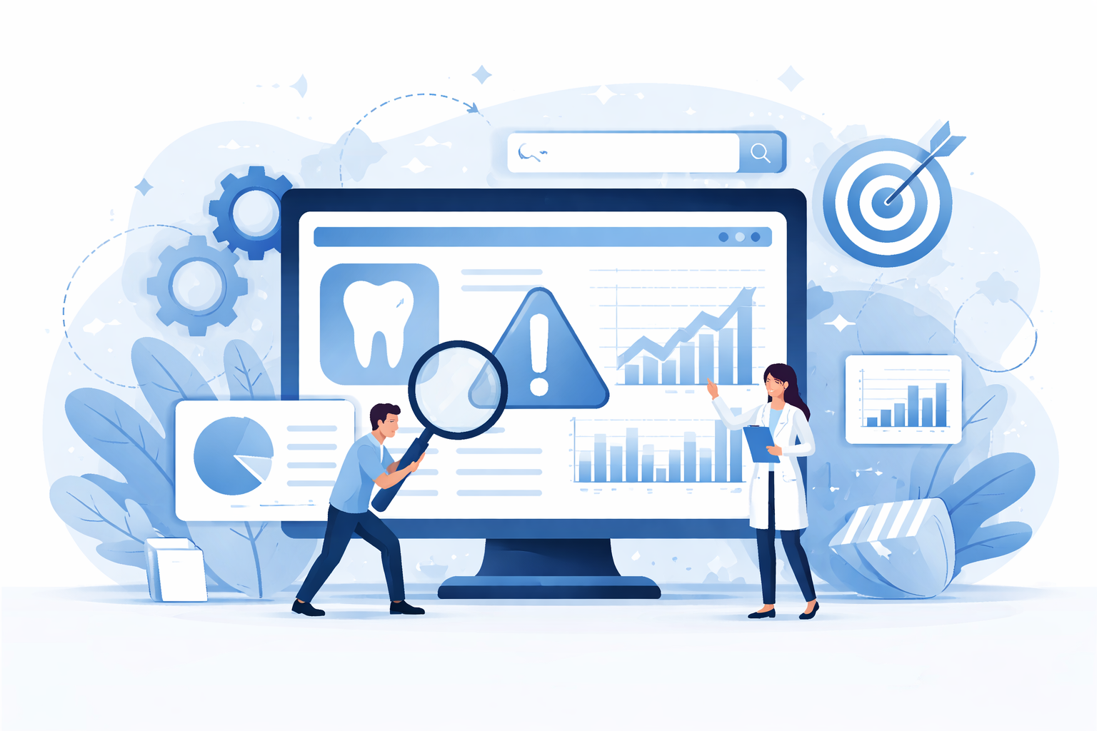 SEO-Fehler bei deutschen Zahnarzt-Websites: Datenanalyse